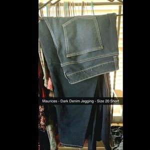 Maurices Jeggings - Dark Denim - Size 20 Short